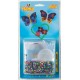 Smukke sommerfugle og blomster - HAMA Mini perler