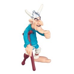 Treben, flot, dekoreret figur fra Asterix, samlerobjekt