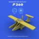 Fly med solcelle, P260 - Landbrugsfly, 3D-puslespil med motor og solceller