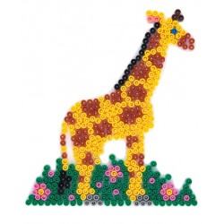 Stiftplade, giraf, 14x16 cm, HAMA Midi perler