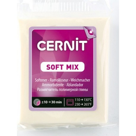 Cernit Soft Mix, 56 gr. Gør din gamle Cernit blød igen.