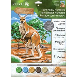 Mal efter tal, kænguru. Reeves PPNJ104